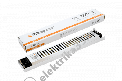 Блок питания XT, 250Вт, IP20, 12В, SWG (003062)