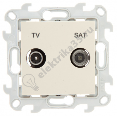 Механизм розетки TV-SAT 1-м Simon24 сл. кость 2410487-031
