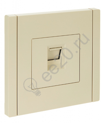 Розетка RJ45 FORTE&PIANO ваниль кат.5E IEK FP-K10-1-K10 