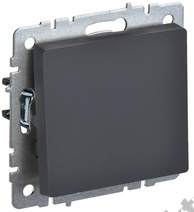 Мех-м выкл. 1-кл. BRITE самовозвратный графит IEK BR-V14-0-10-K53