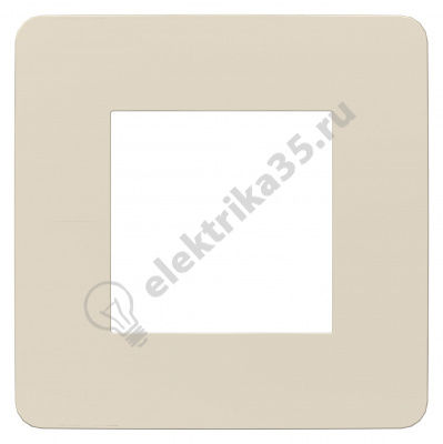 Рамка 1-м UNICA STUDIO беж./беж. SchE NU280244