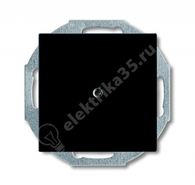 Заглушка с суппортом Basic 55 черн. ABB 1715-0-0315