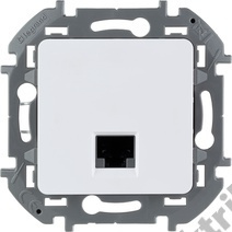 Розетка комп. Inspiria RJ45 бел. Leg 673825