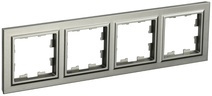 Рамка 4-м BRITE шампань IEK BR-M42-K37	