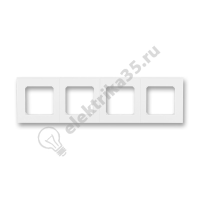 Рамка Levit 4п бел./бел. ABB 2CHH015040A6003
