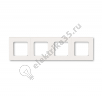 Рамка Levit 4п жемчуж./ледяной ABB 2CHH015040A6068