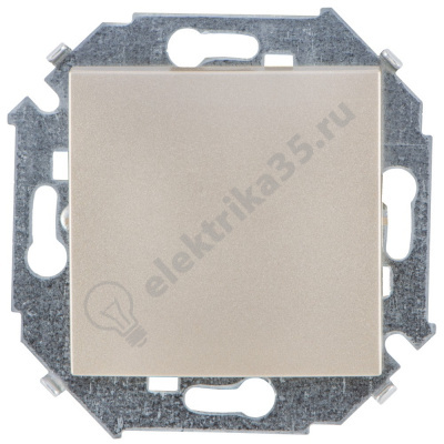 Механизм выключателя 1-кл. СП 16А IP20  шампань Simon15 1591101-034