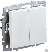 Мех-м выкл. 2-кл. BRITE жемчуг IEK BR-V20-0-10-K36