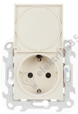 Механизм розетки 2К+З IP44 Push&Go Simon24 сл. кость 2420448-031