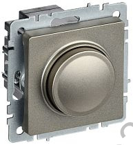 Светорегулятор СП BRITE пов-наж. 600Вт  шампань IEK BR-D20-0600-K37
