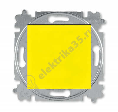 Переключатель 1-кл. Levit перекрестный желт./дым. черн. ABB 2CHH590745A6064