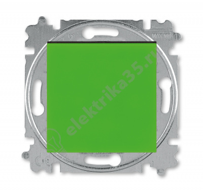 Переключатель 1-кл. Levit перекрестный зел./дым. черн. ABB 2CHH590745A6067