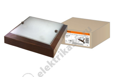 Светильник НПБ "Киото-1" венге 2х40 Вт IP20 (270х270х75) TDM SQ0303-0406