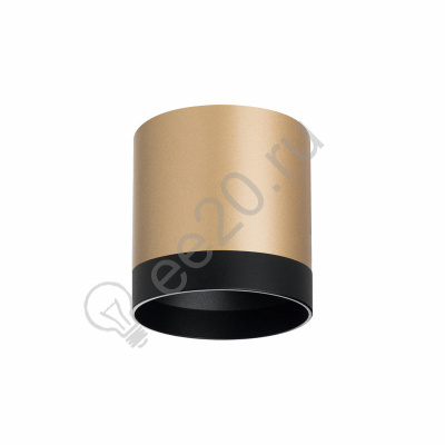 Светильник накладной GХ53 золотой d80мм h-86мм Lightstar R34903487