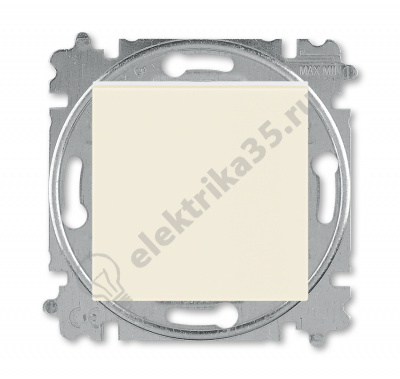 Переключатель 1-кл. Levit перекрестный сл. кость/бел. ABB 2CHH590745A6017