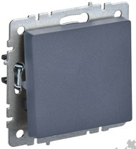 Мех-м выкл. 1-кл. BRITE самовозвратный маренго IEK BR-V14-0-10-K35	