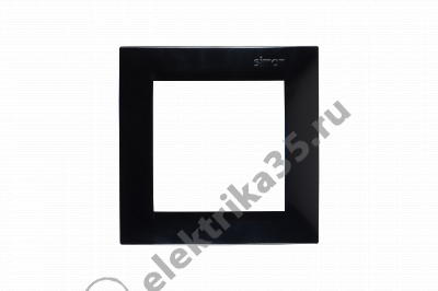 Рамка 1-м Simon15 черн. Simon 1500610-032