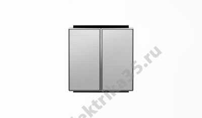 Клавиша для 2-кл. выкл./перекл./кнопок SKY нерж. сталь ABB 2CLA851100A1401