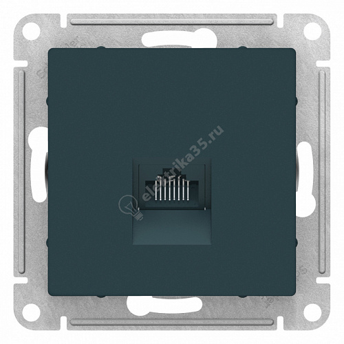Мех-м розетки комп. ATLAS RJ45 изумруд SchE ATN000883