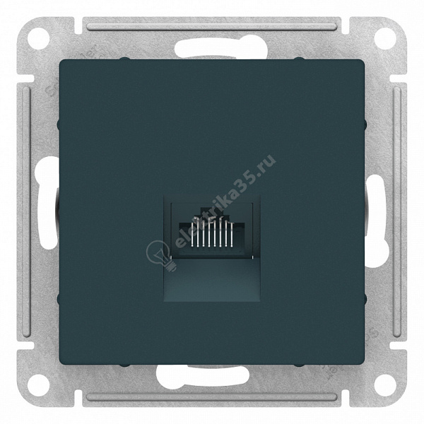 Мех-м розетки комп. ATLAS RJ45 изумруд SchE ATN000883