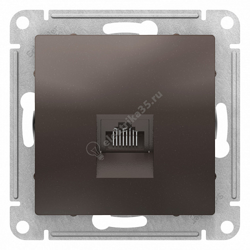 Мех-м розетки комп. ATLAS RJ45 мокко SchE ATN000683