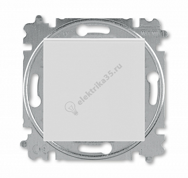 Переключатель 1-кл. Levit сер./бел. ABB 2CHH590645A6016