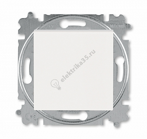 Переключатель 1-кл. Levit жемчуж./ледяной ABB 2CHH590645A6068