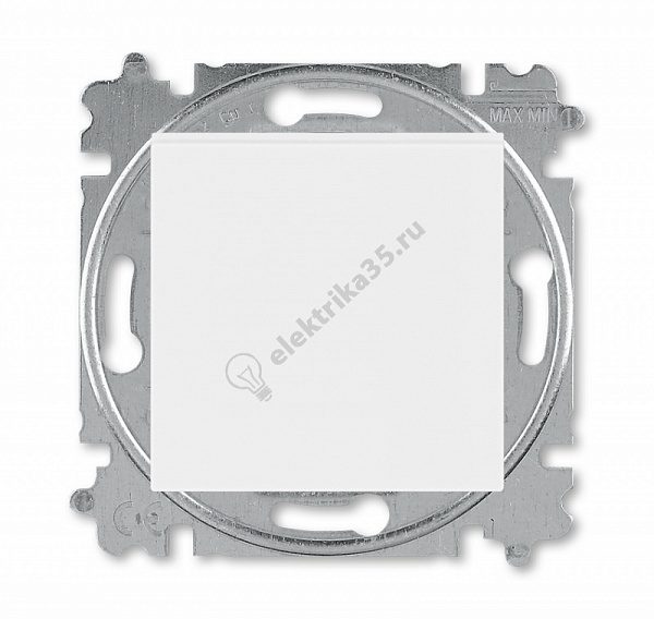 Выключатель 1-кл. Levit бел./ледяной ABB 2CHH590145A6001