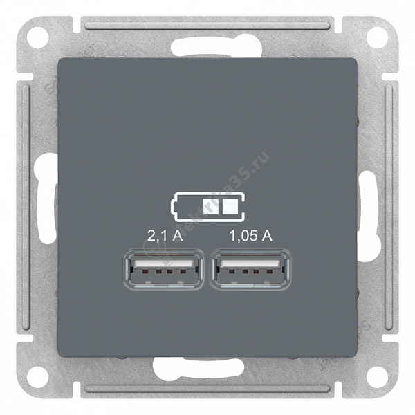 Мех-м розетки USB ATLAS грифель SchE ATN000733