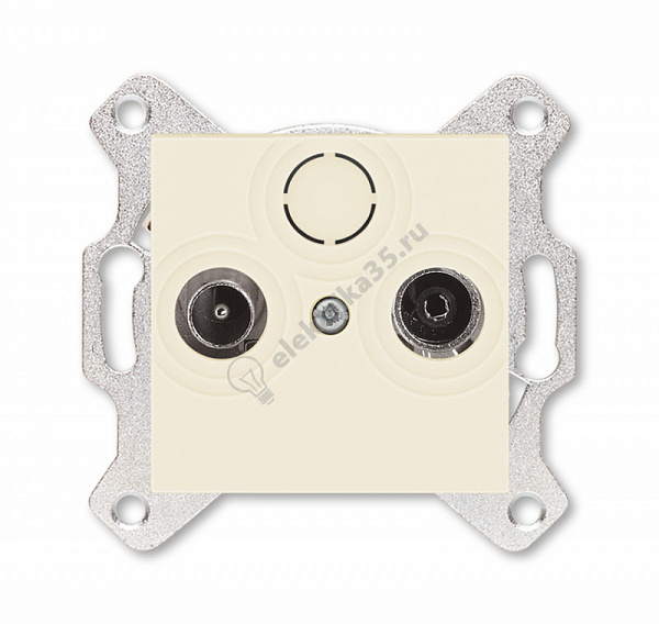 Розетка TV-R Levit оконечная сл. кость ABB 2CHH083503A6017