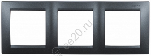 Рамка 3-м графит Simon15 1500630-038