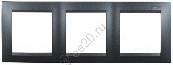 Рамка 3-м графит Simon15 1500630-038