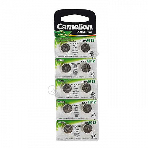 Элемент питания Camelion G12(386A)  LR43
