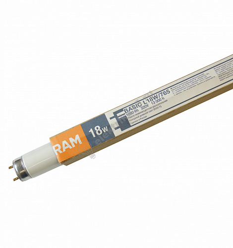 Лампа люминесцентная 18вт Т8 G13 6500К OSRAM