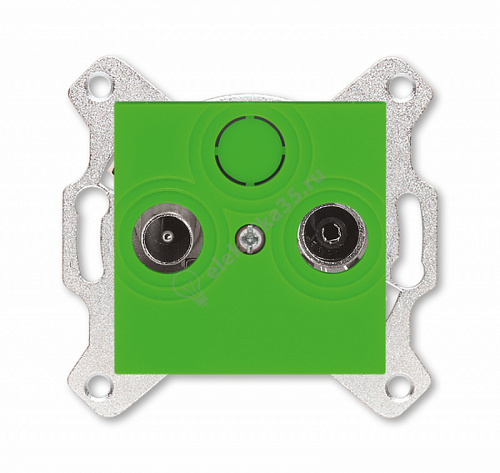 Розетка TV-R Levit оконечная зел. ABB 2CHH083503A6067