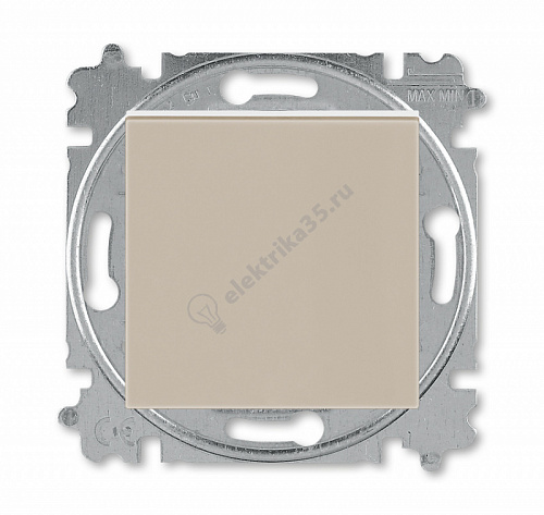 Выключатель 1-кл. Levit кофе макиато/бел. ABB 2CHH590145A6018