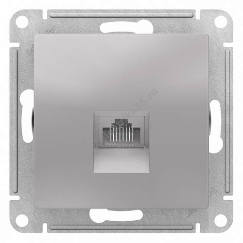 Мех-м розетки комп. ATLAS RJ45 алюм. SchE ATN000383