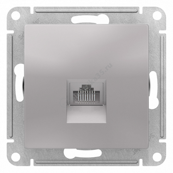 Мех-м розетки комп. ATLAS RJ45 алюм. SchE ATN000383