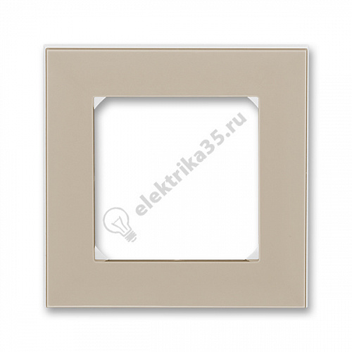 Рамка Levit 1п кофе макиато/бел. ABB 2CHH015010A6018