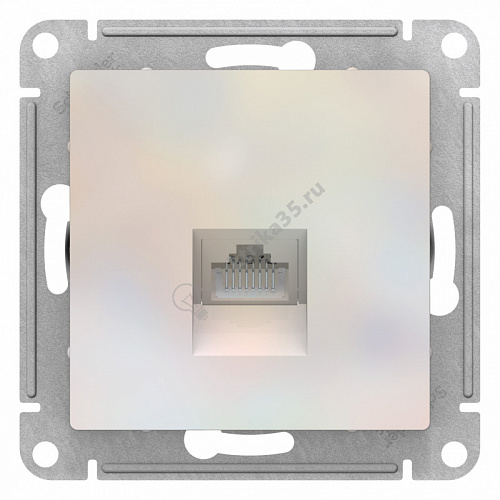 Мех-м розетки комп. ATLAS RJ45 жемчуг SchE ATN000483