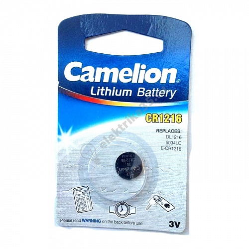 Элемент питания Camelion CR1216