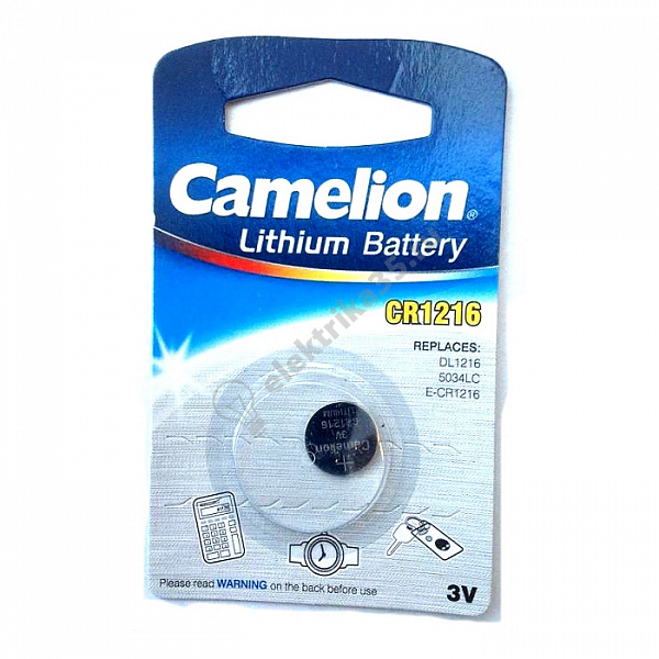 Элемент питания Camelion CR1216
