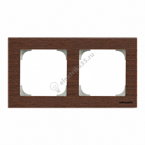 Рамка 2-м Sky дерево венге ABB 2CLA857200A2101