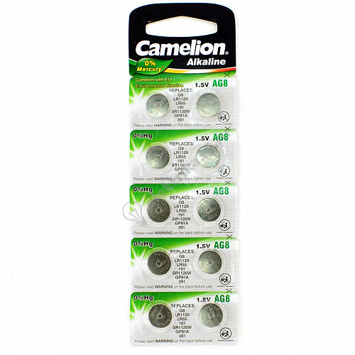 Элемент питания Camelion G 8(391A)  LR1120