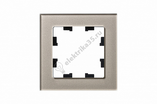 Рамка 1-м ATLASDESIGN NATURE стекло шампань SchE ATN320501