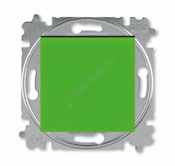 Переключатель 1-кл. Levit зел./дым. черн. ABB 2CHH590645A6067